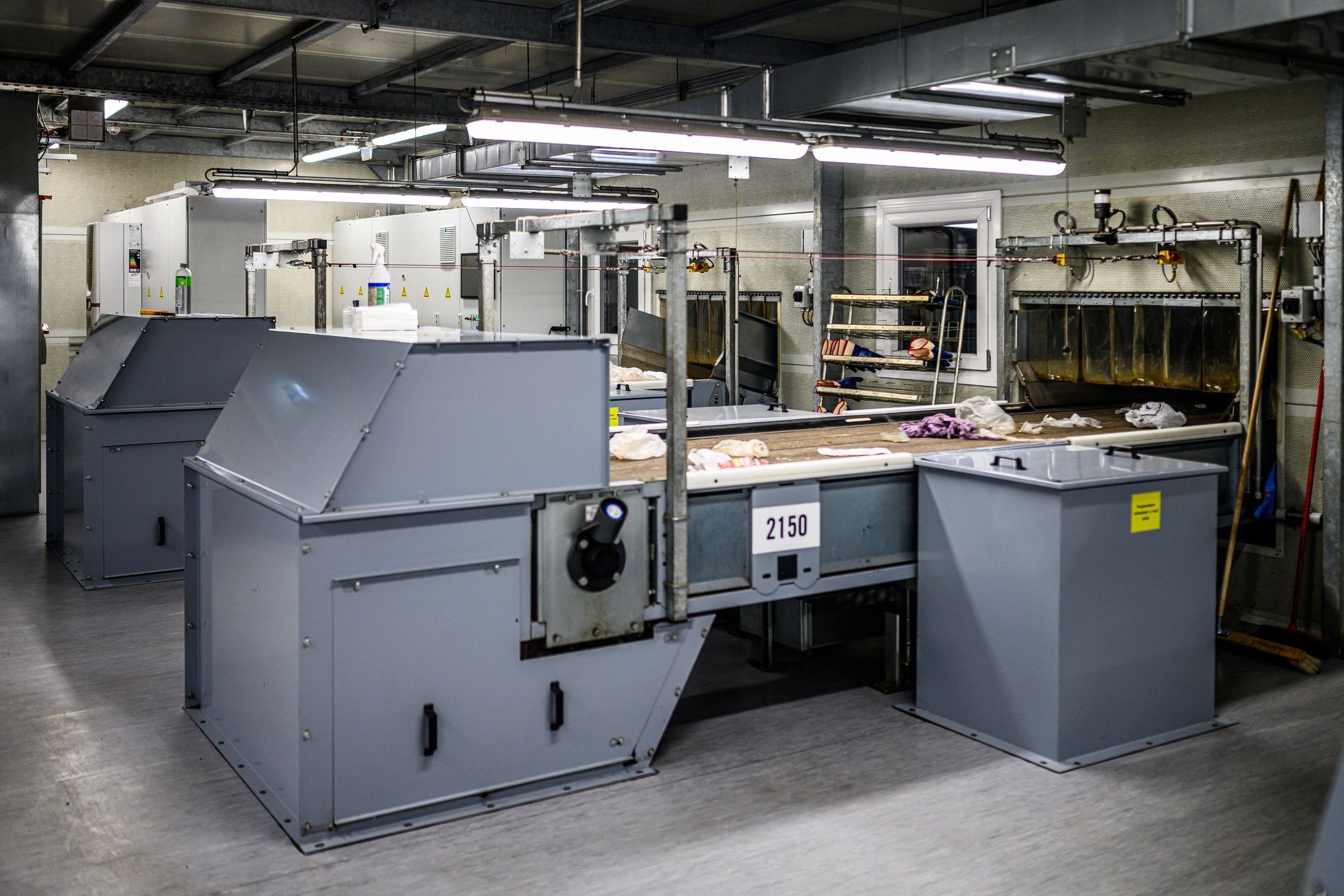 Industrial facility supporting packaging operations